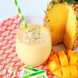 Лимонад домашний "Манго с кокосом и дыней"